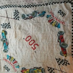Vintage Indy 500 rayon scarf